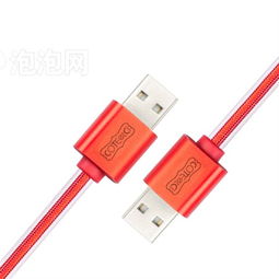 哥特斯M7金属闪电数据线 红色锋芒，挺为精品
